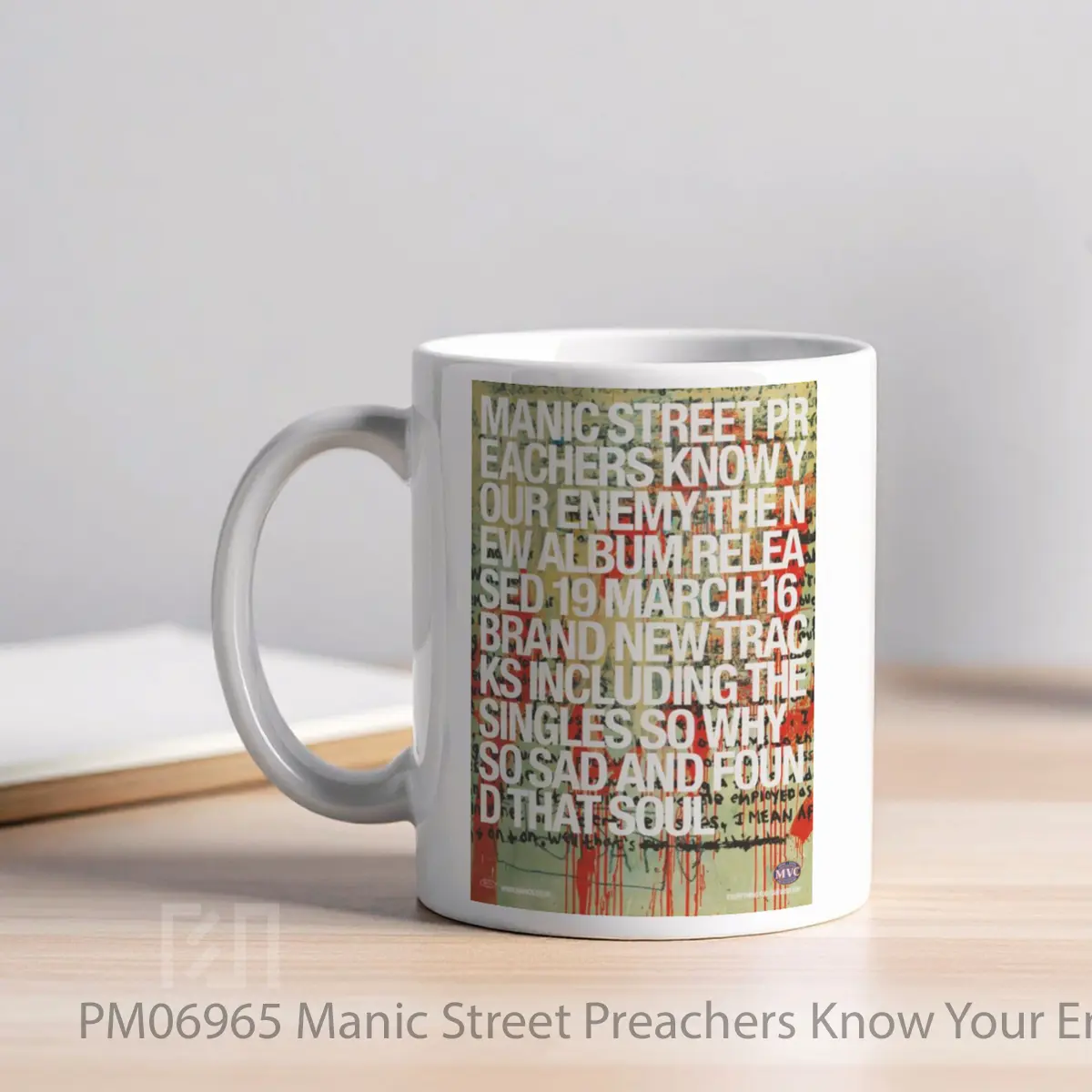 Mug Manic Street Preachers Know Your Enemy Print MPM06965 - All-side / Desain