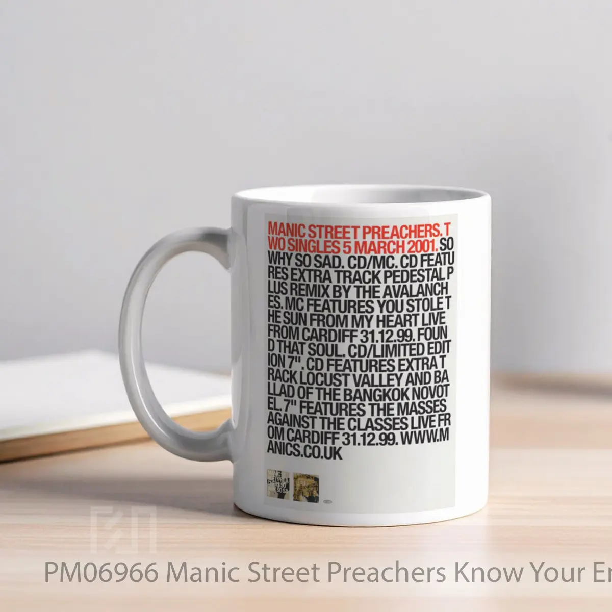 Mug Manic Street Preachers Know Your Enemy MPM06966 - All-side / Desain
