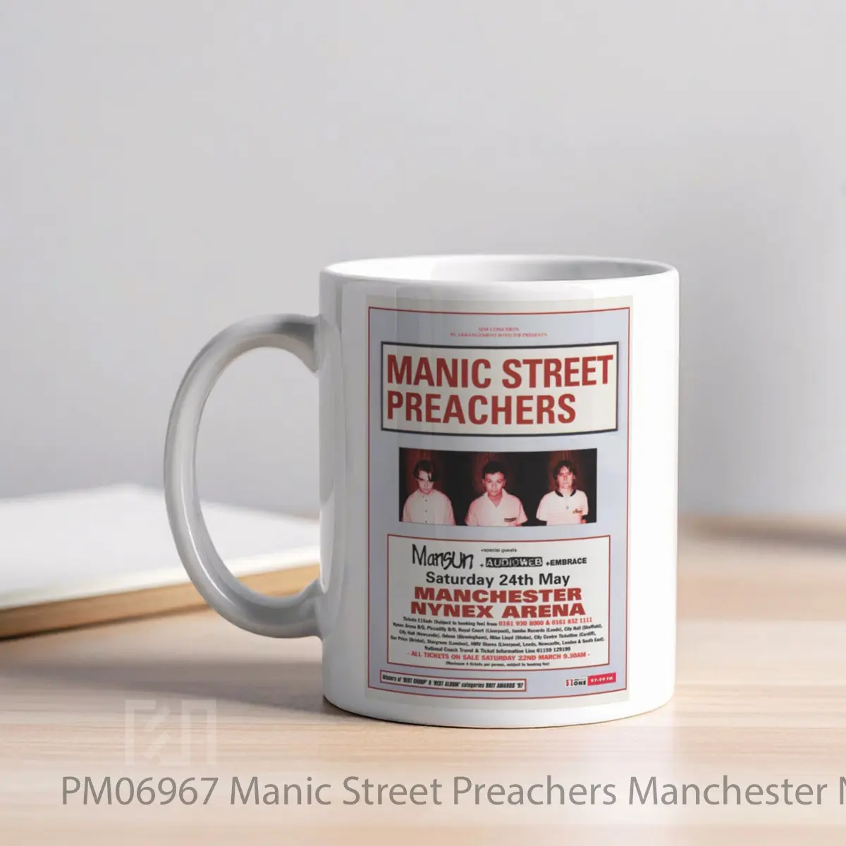 Mug Manic Street Preachers Manchester Nynex Arena May Print MPM06967 - All-side / Desain