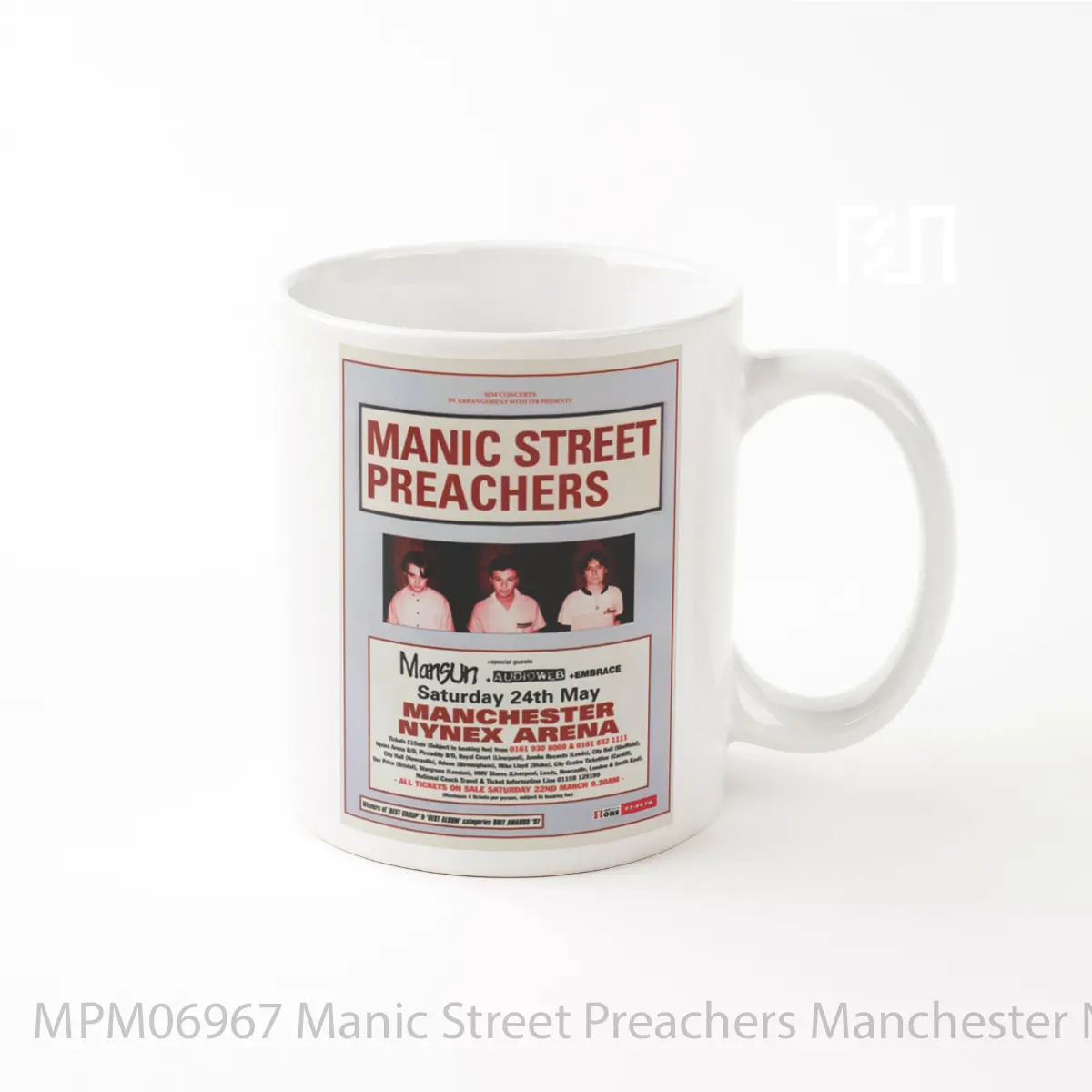 Mug Manic Street Preachers Manchester Nynex Arena May Print MPM06967