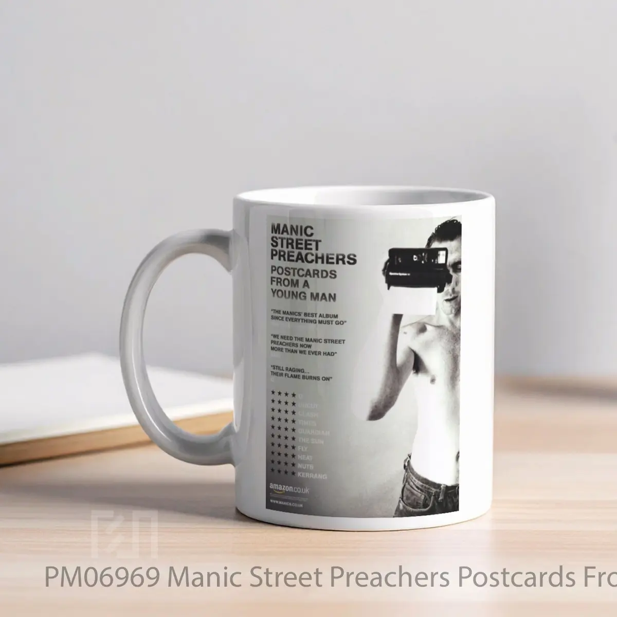 Mug Manic Street Preachers Postcards From A Young Man Print MPM06969 - All-side / Desain