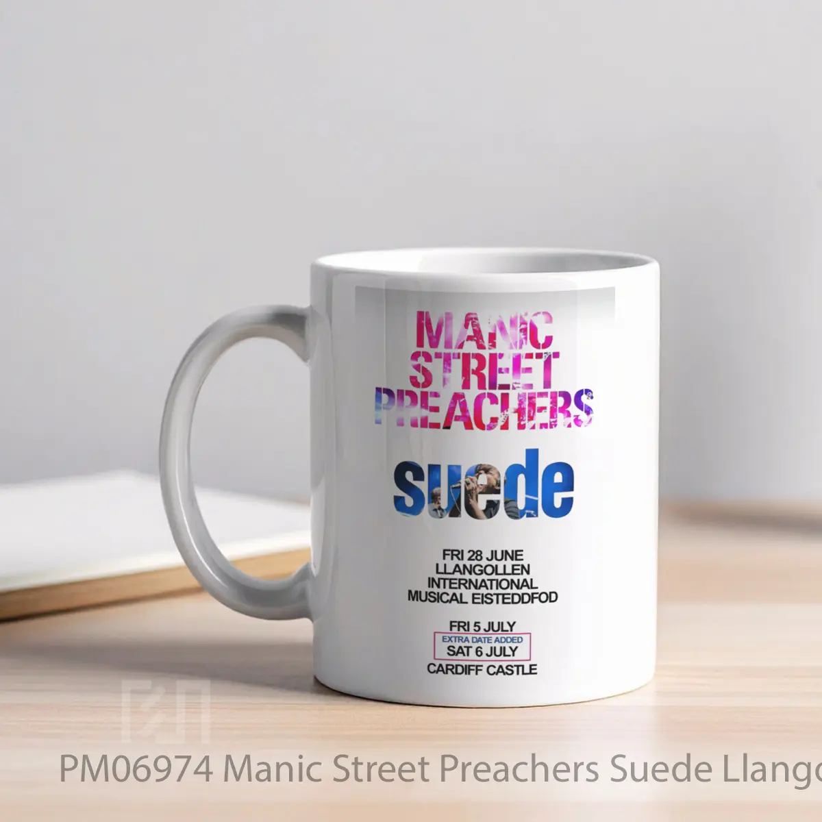 Mug Manic Street Preachers Suede Llangollen 2024 MPM06974 - All-side / Desain