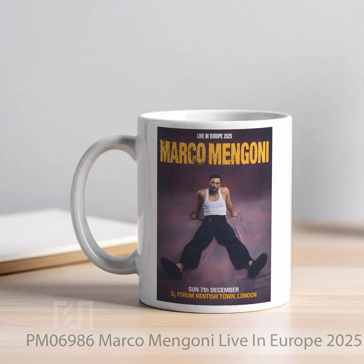 Mug Marco Mengoni Live In Europe 2025 Tour MPM06986 - All-side / Desain