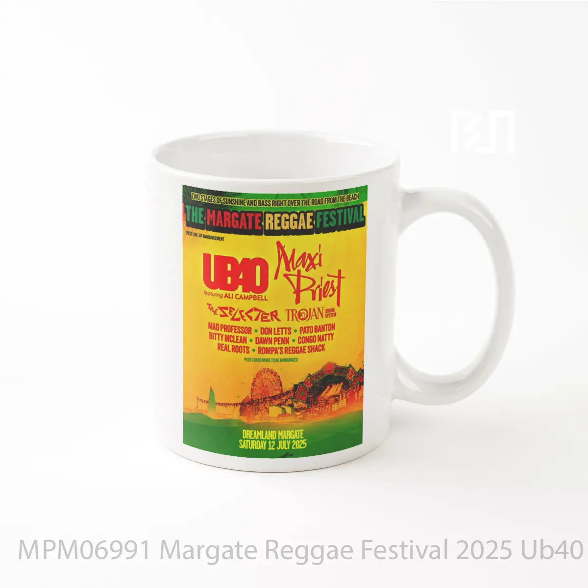 Mug Margate Reggae Festival 2025 Ub40 Maxi Priest Dreamland Margate MPM06991
