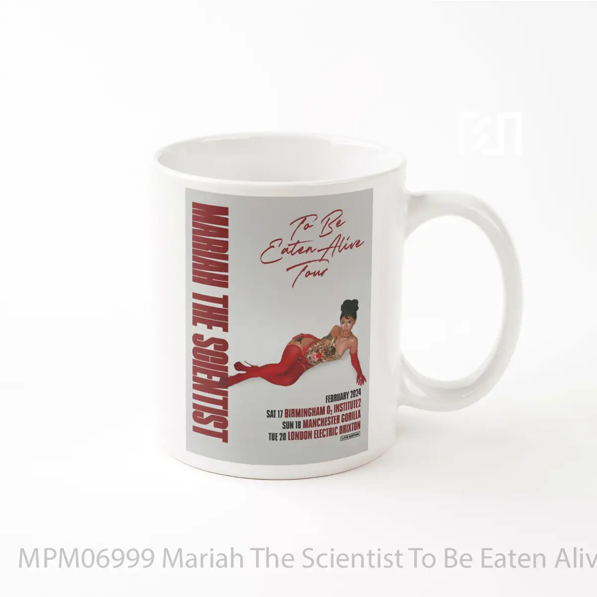 Mug Mariah The Scientist To Be Eaten Alive Uk Tour 2024 MPM06999