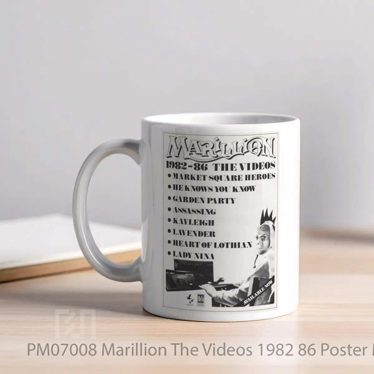 Mug Marillion The Videos 1982 86 MPM07008 - All-side / Desain