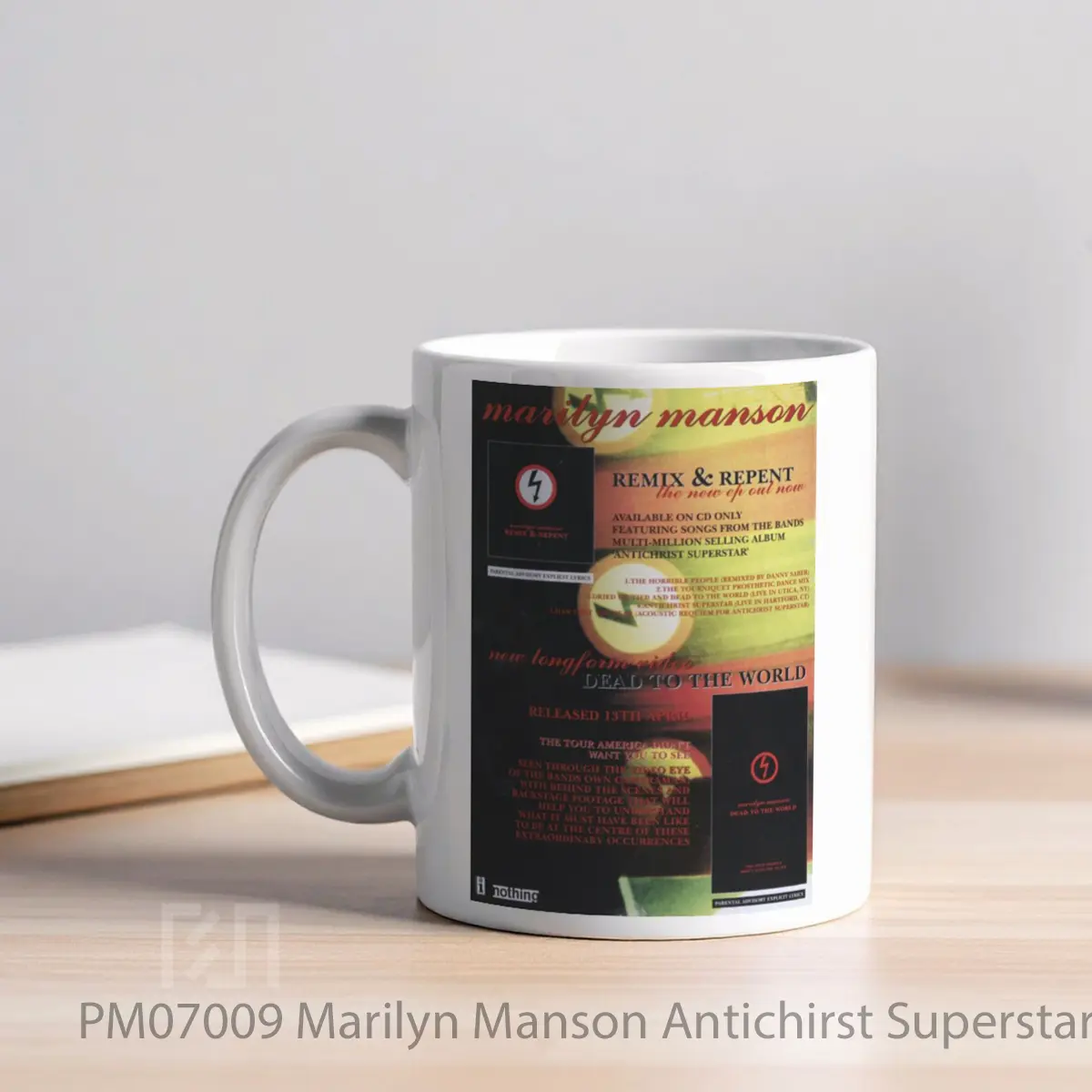 Mug Marilyn Manson Antichirst Superstar MPM07009 - All-side / Desain