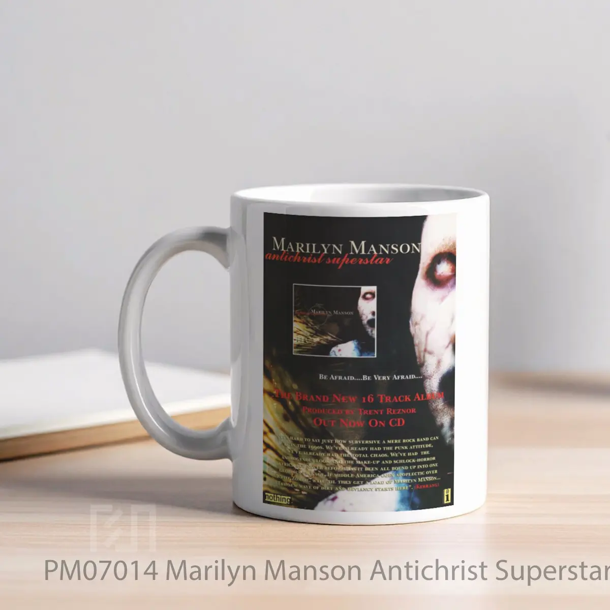 Mug Marilyn Manson Antichrist Superstar MPM07014 - All-side / Desain