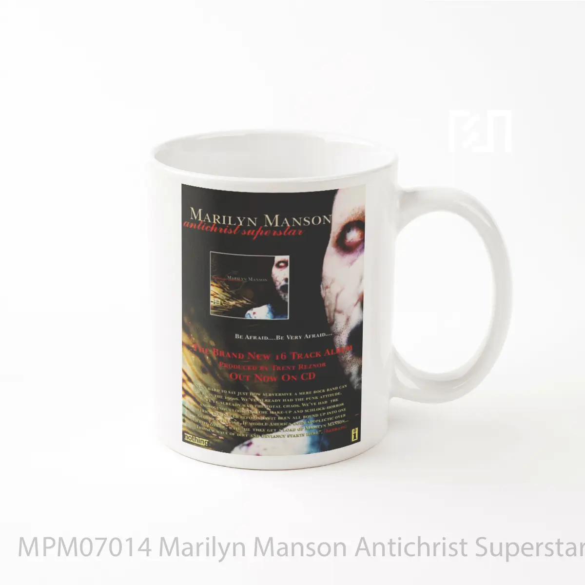Mug Marilyn Manson Antichrist Superstar MPM07014