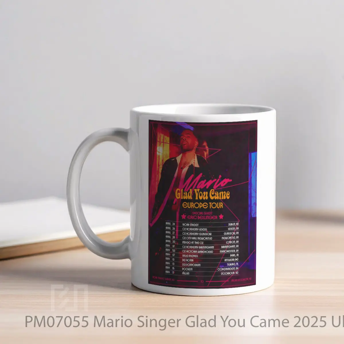 Mug Mario Singer Glad You Came 2025 Uk MPM07055 - All-side / Desain