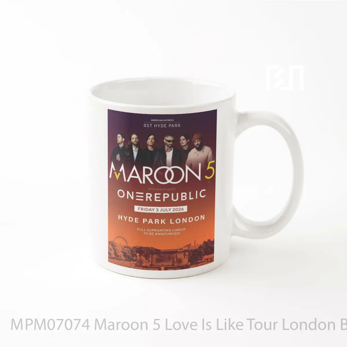 Mug Maroon 5 Love Is Like Tour London Bst MPM07074