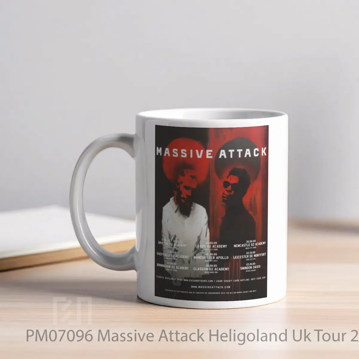 Mug Massive Attack Heligoland Uk Tour 2009 MPM07096 - All-side / Desain