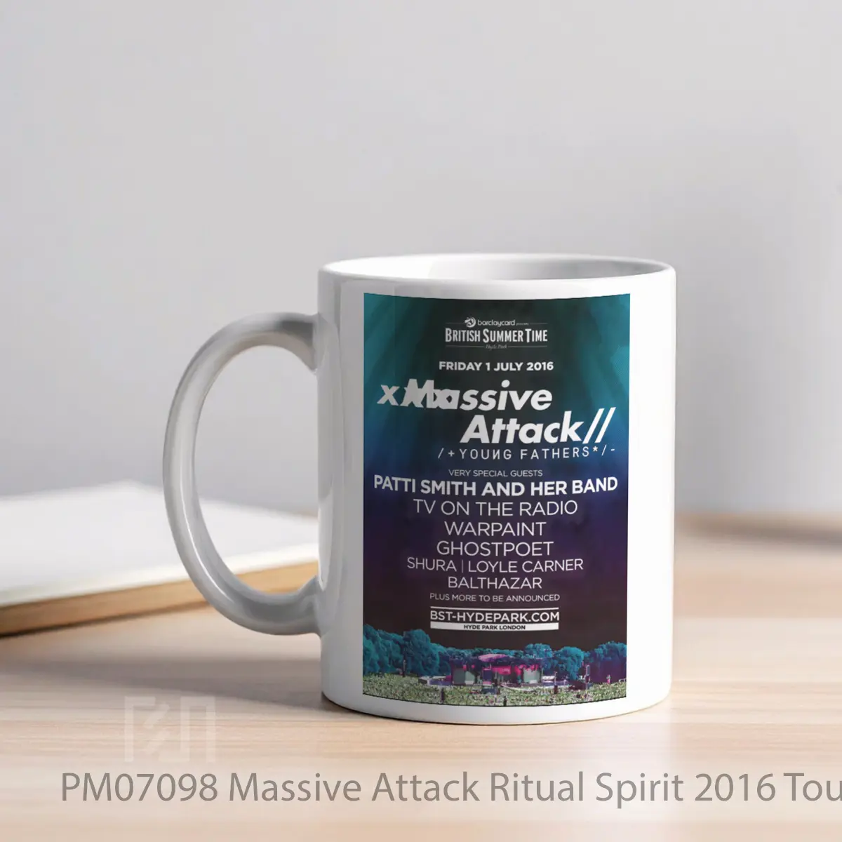 Mug Massive Attack Ritual Spirit 2016 Tour London Bst Hyde Park MPM07098 - All-side / Desain