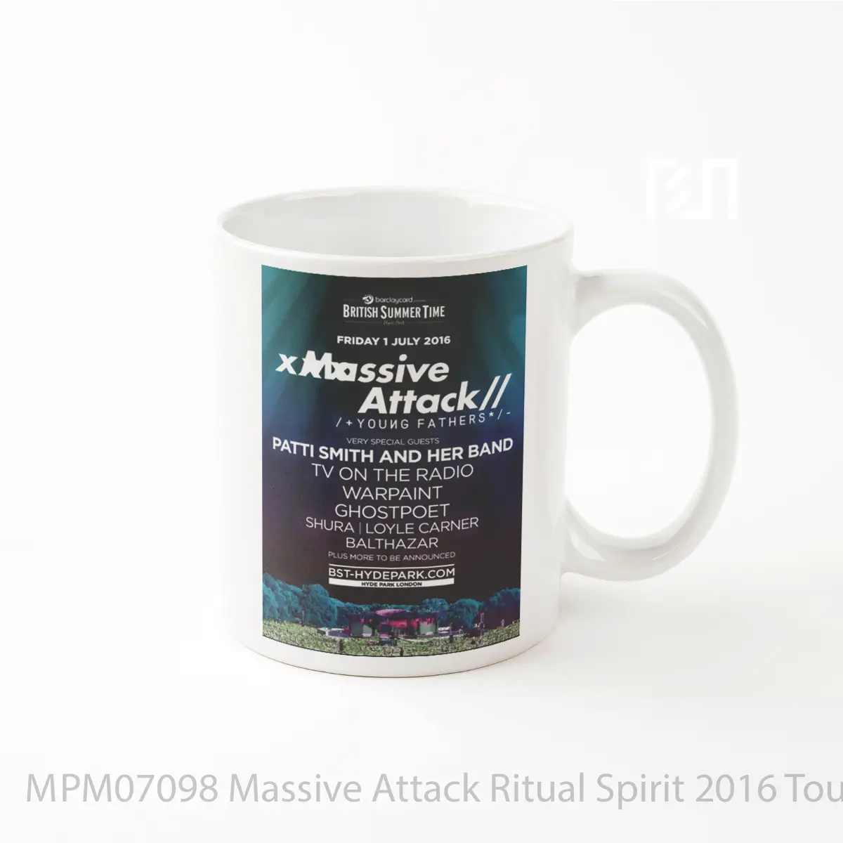 Mug Massive Attack Ritual Spirit 2016 Tour London Bst Hyde Park MPM07098