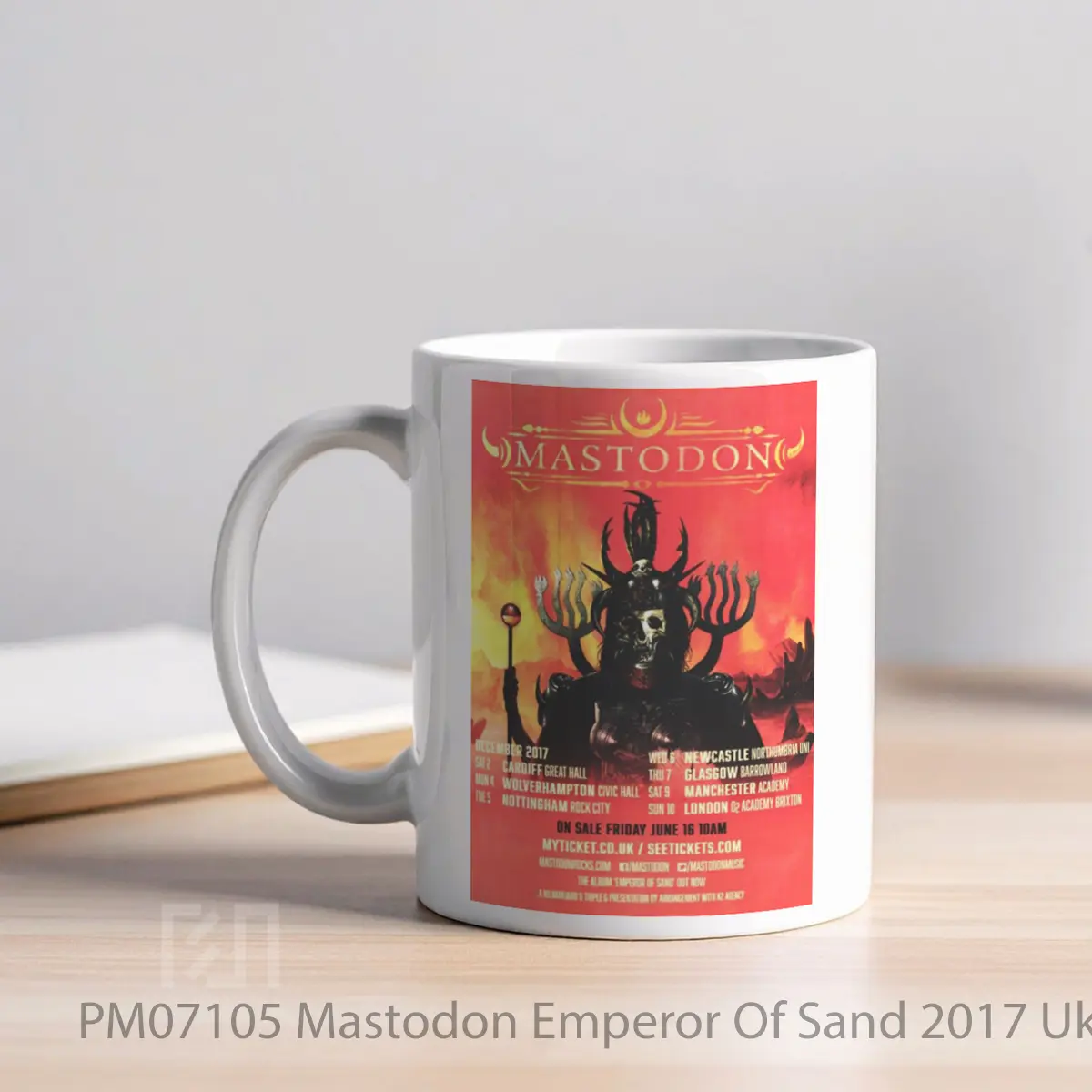 Mug Mastodon Emperor Of Sand 2017 Uk Tour MPM07105 - All-side / Desain