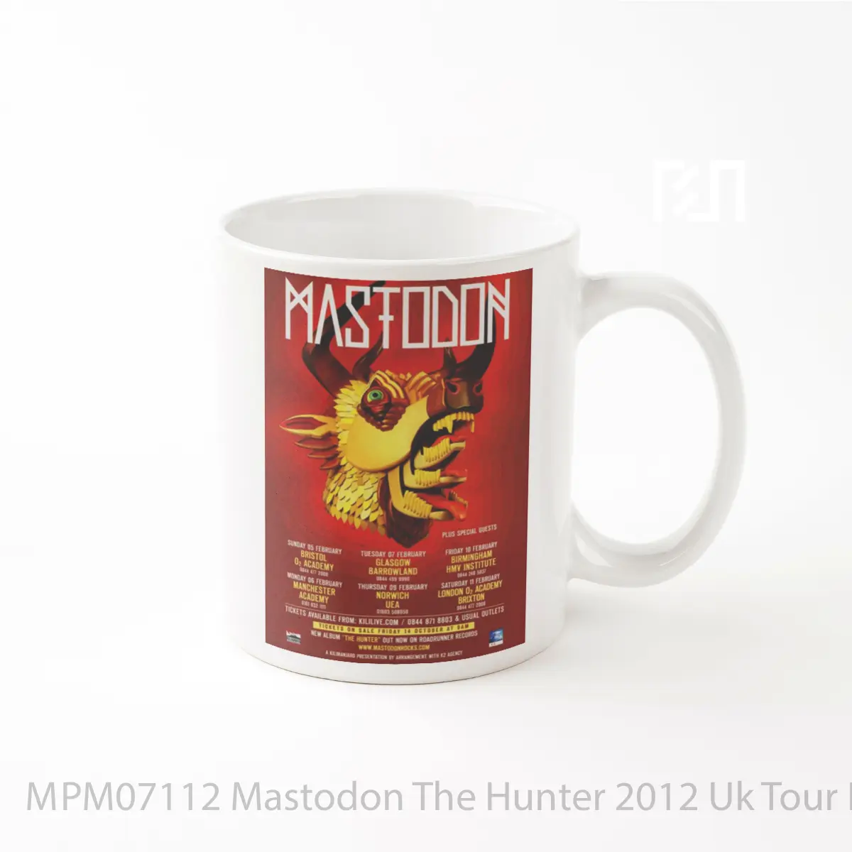 Mug Mastodon The Hunter 2012 Uk Tour MPM07112