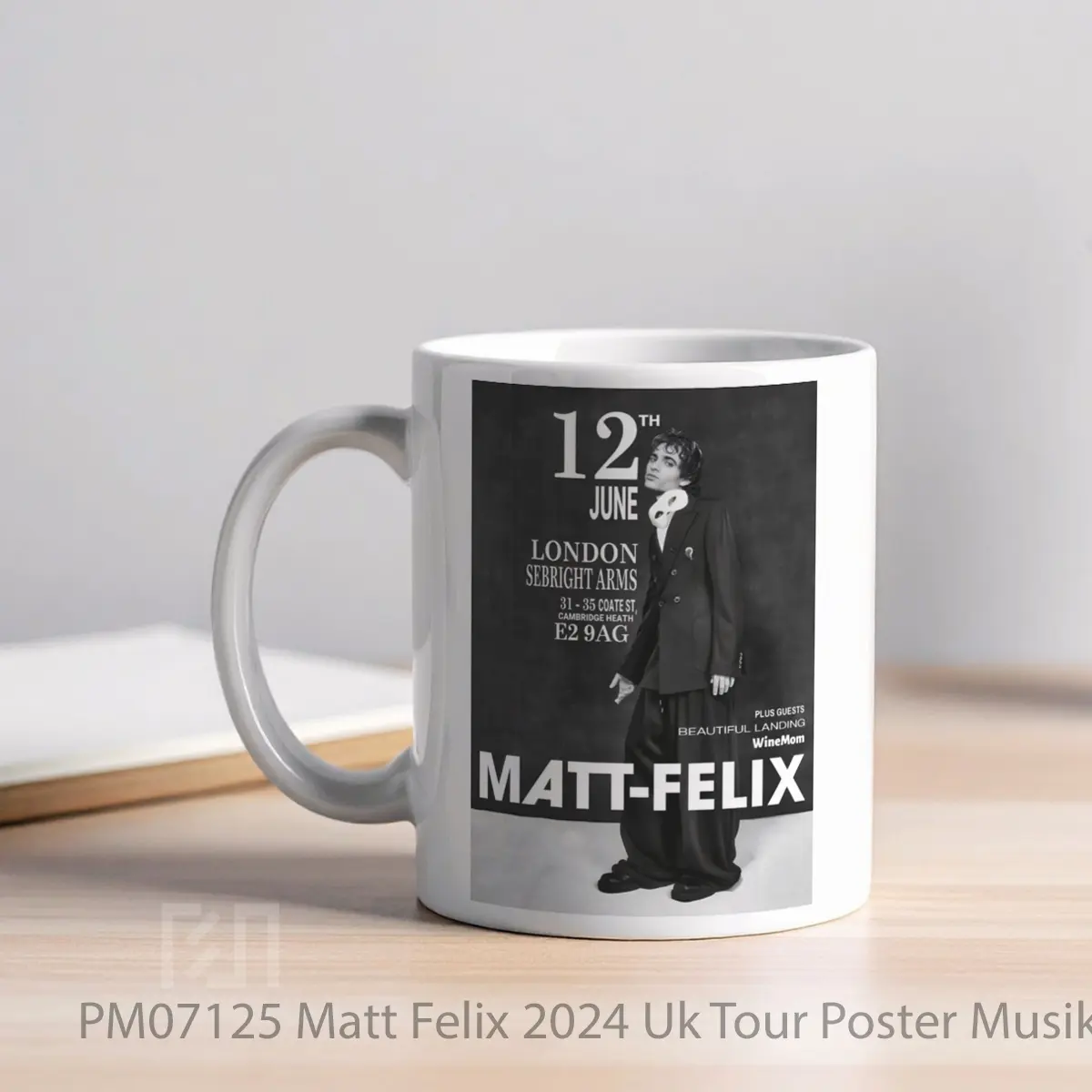 Mug Matt Felix 2024 Uk Tour MPM07125 - All-side / Desain