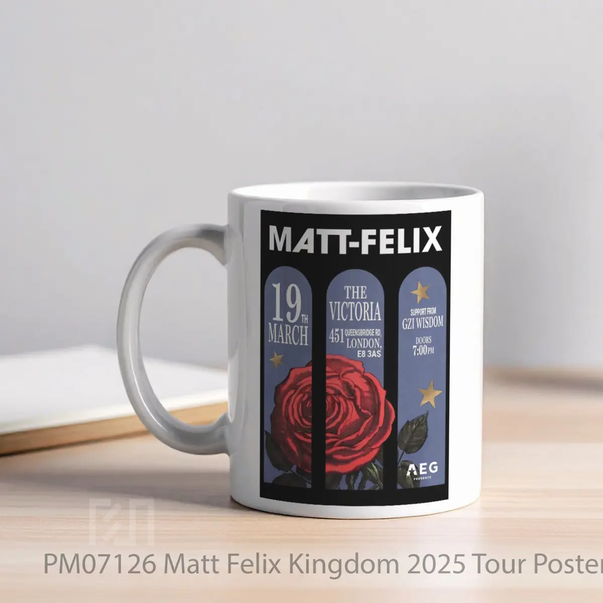 Mug Matt Felix Kingdom 2025 Tour MPM07126 - All-side / Desain