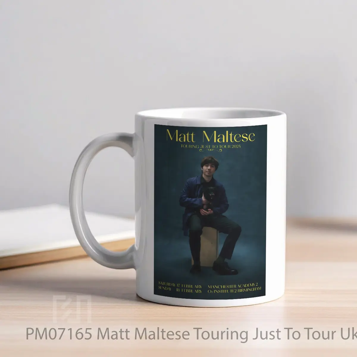 Mug Matt Maltese Touring Just To Tour Uk Tour 2024 MPM07165 - All-side / Desain