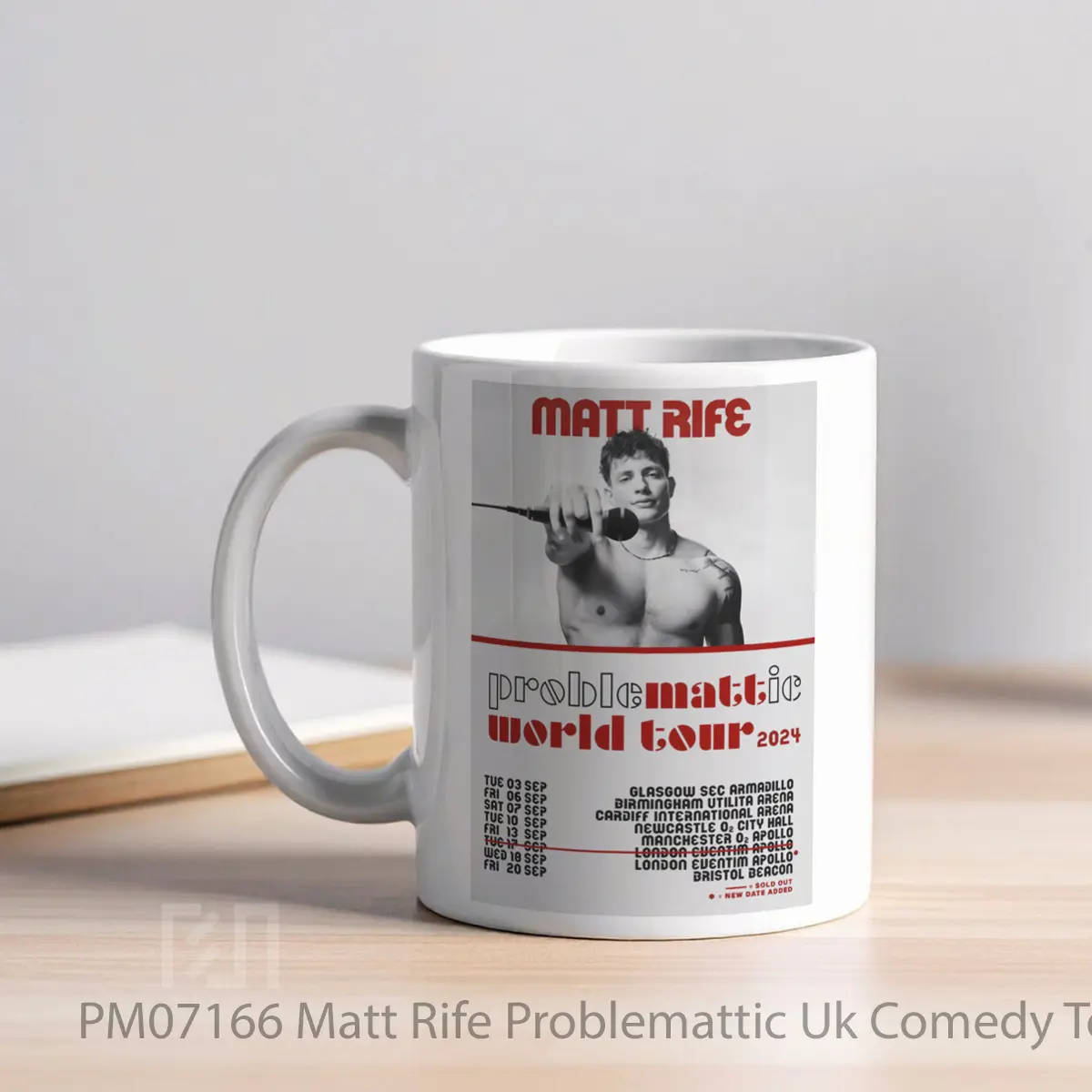 Mug Matt Rife Problemattic Uk Comedy Tour 2024 MPM07166 - All-side / Desain