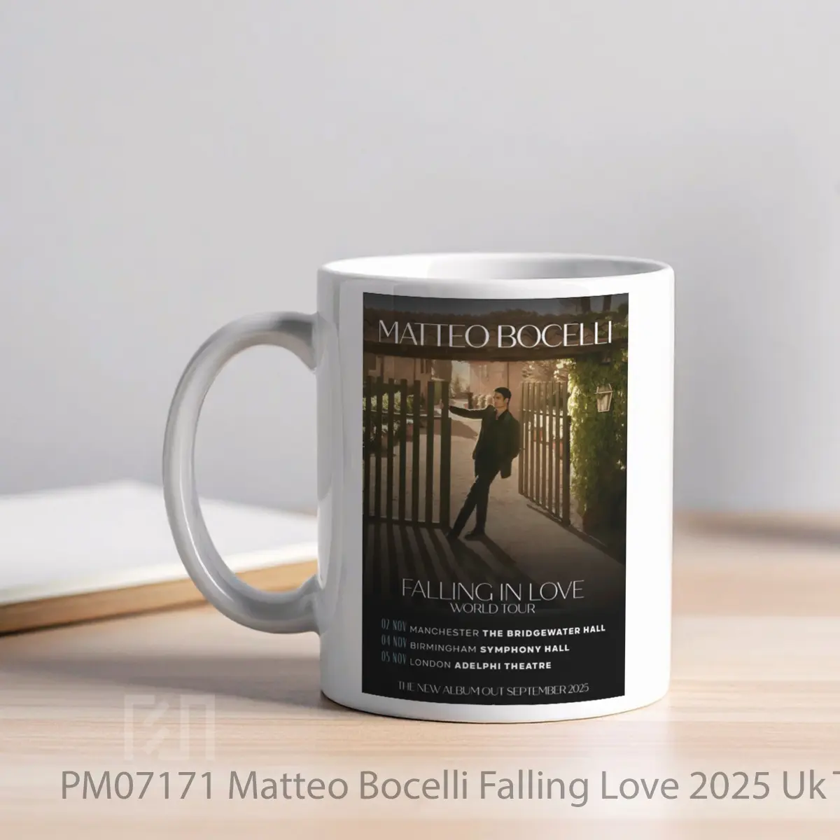 Mug Matteo Bocelli Falling Love 2025 Uk Tourposter MPM07171 - All-side / Desain