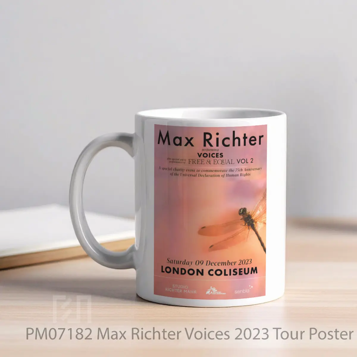 Mug Max Richter Voices 2023 Tour MPM07182 - All-side / Desain
