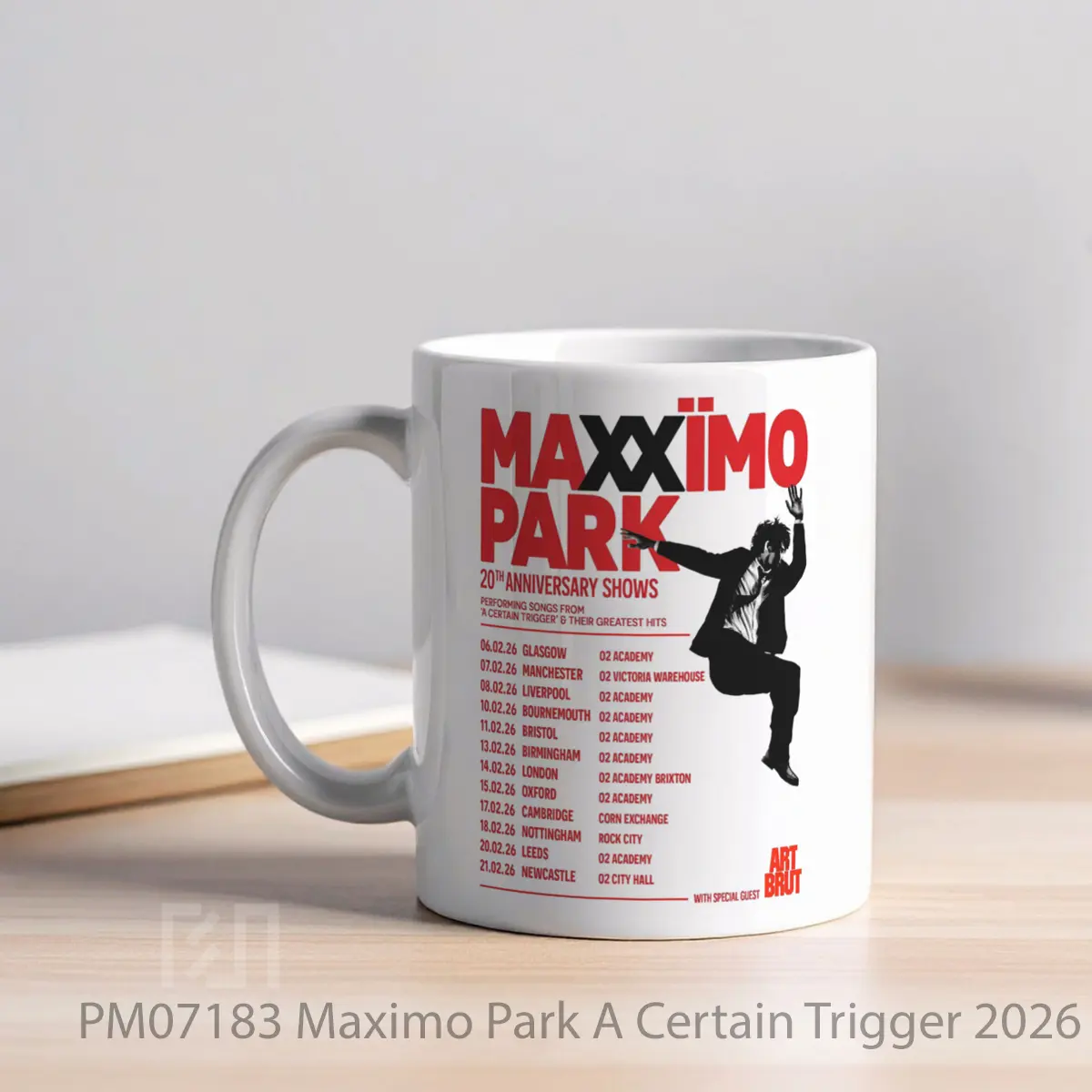 Mug Maximo Park A Certain Trigger 2026 Anniversary Tour MPM07183 - All-side / Desain