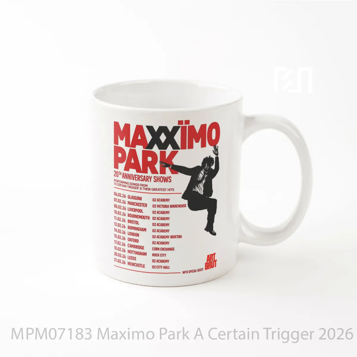 Mug Maximo Park A Certain Trigger 2026 Anniversary Tour MPM07183