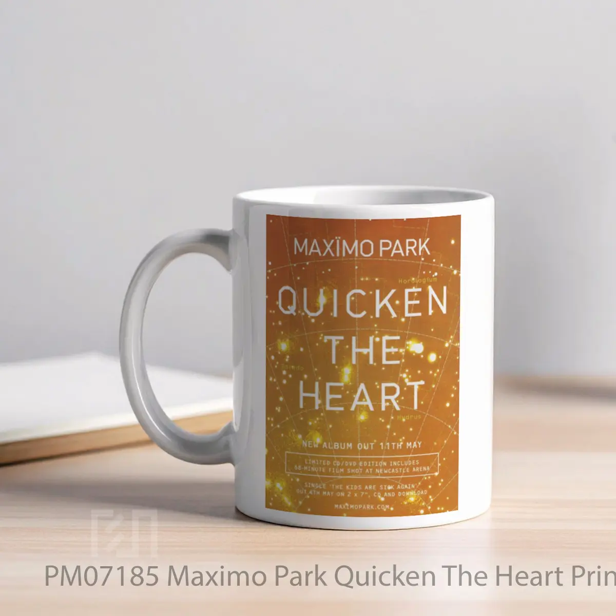 Mug Maximo Park Quicken The Heart Print MPM07185 - All-side / Desain