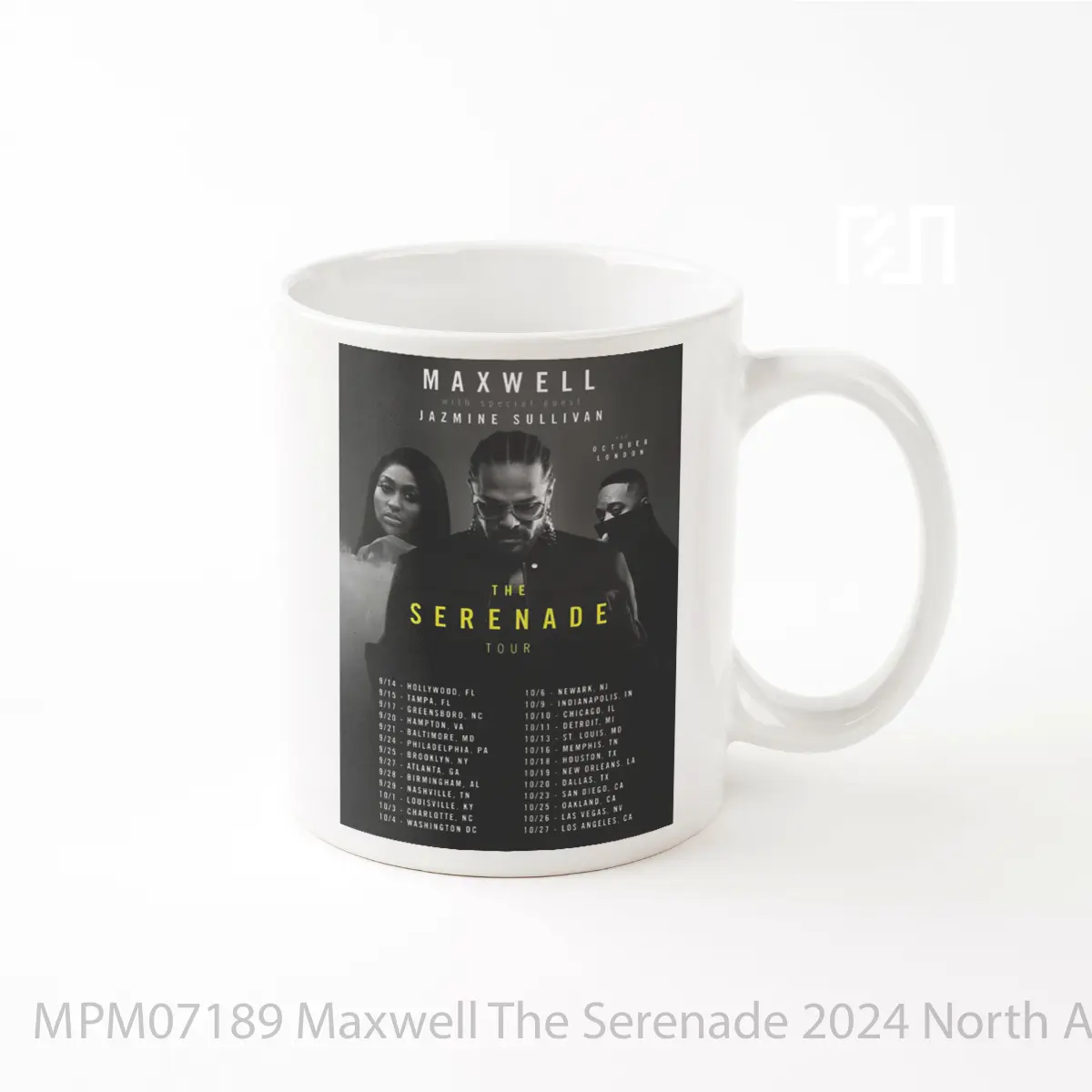 Mug Maxwell The Serenade 2024 North American Tour Post MPM07189