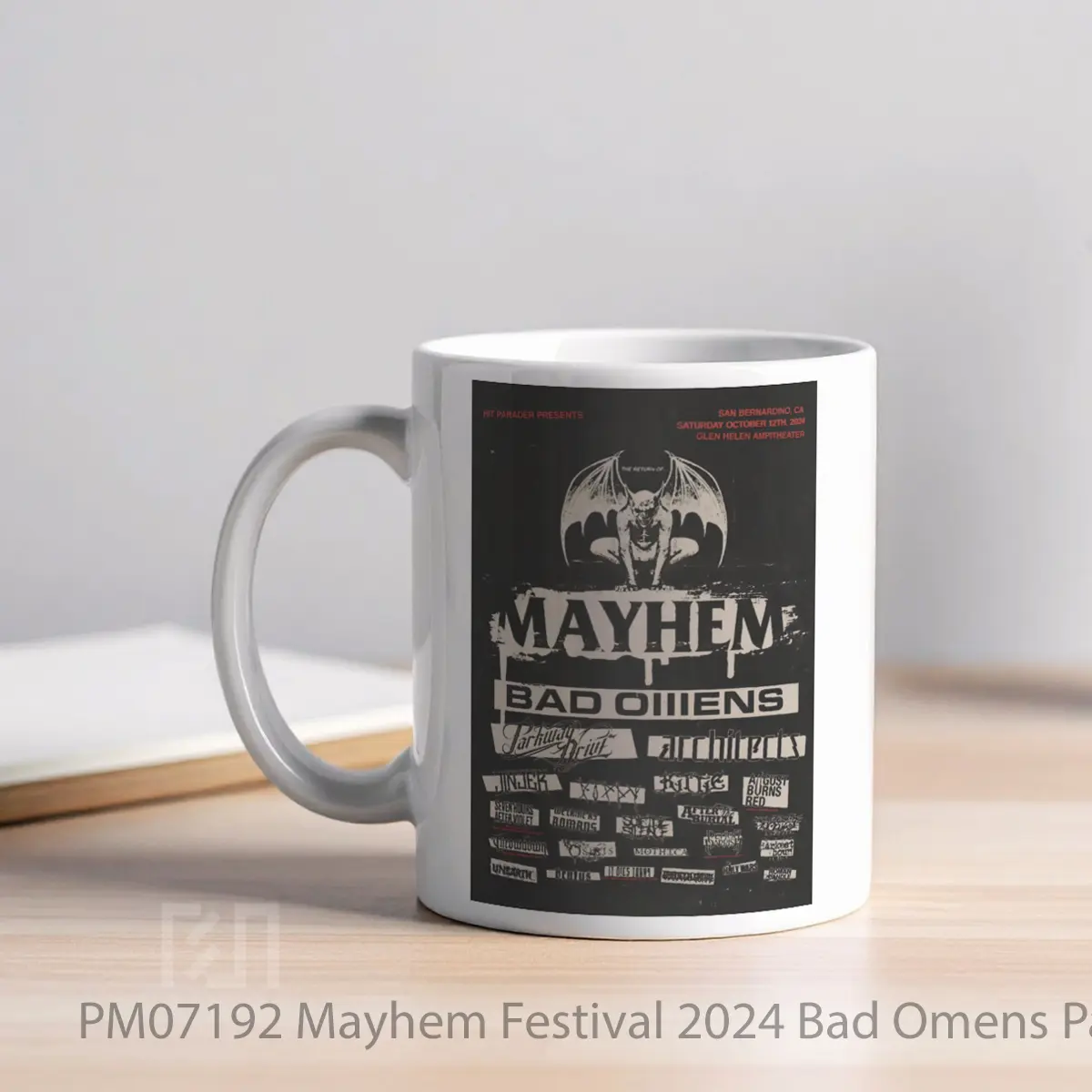 Mug Mayhem Festival 2024 Bad Omens Parkway Drive MPM07192 - All-side / Desain