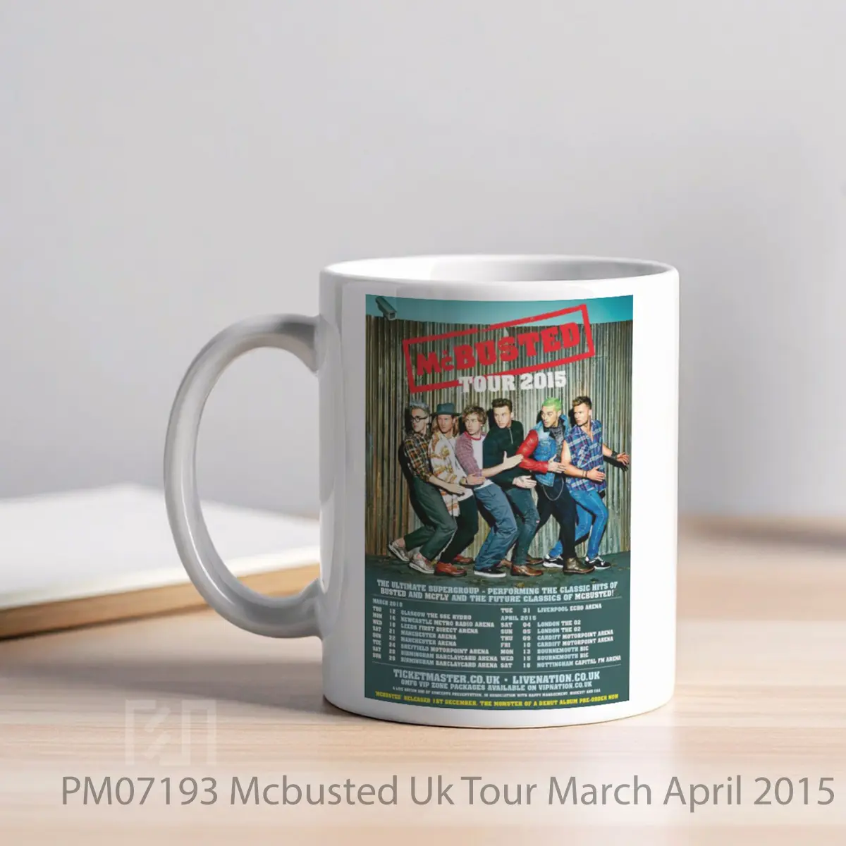 Mug Mcbusted Uk Tour March April 2015 MPM07193 - All-side / Desain