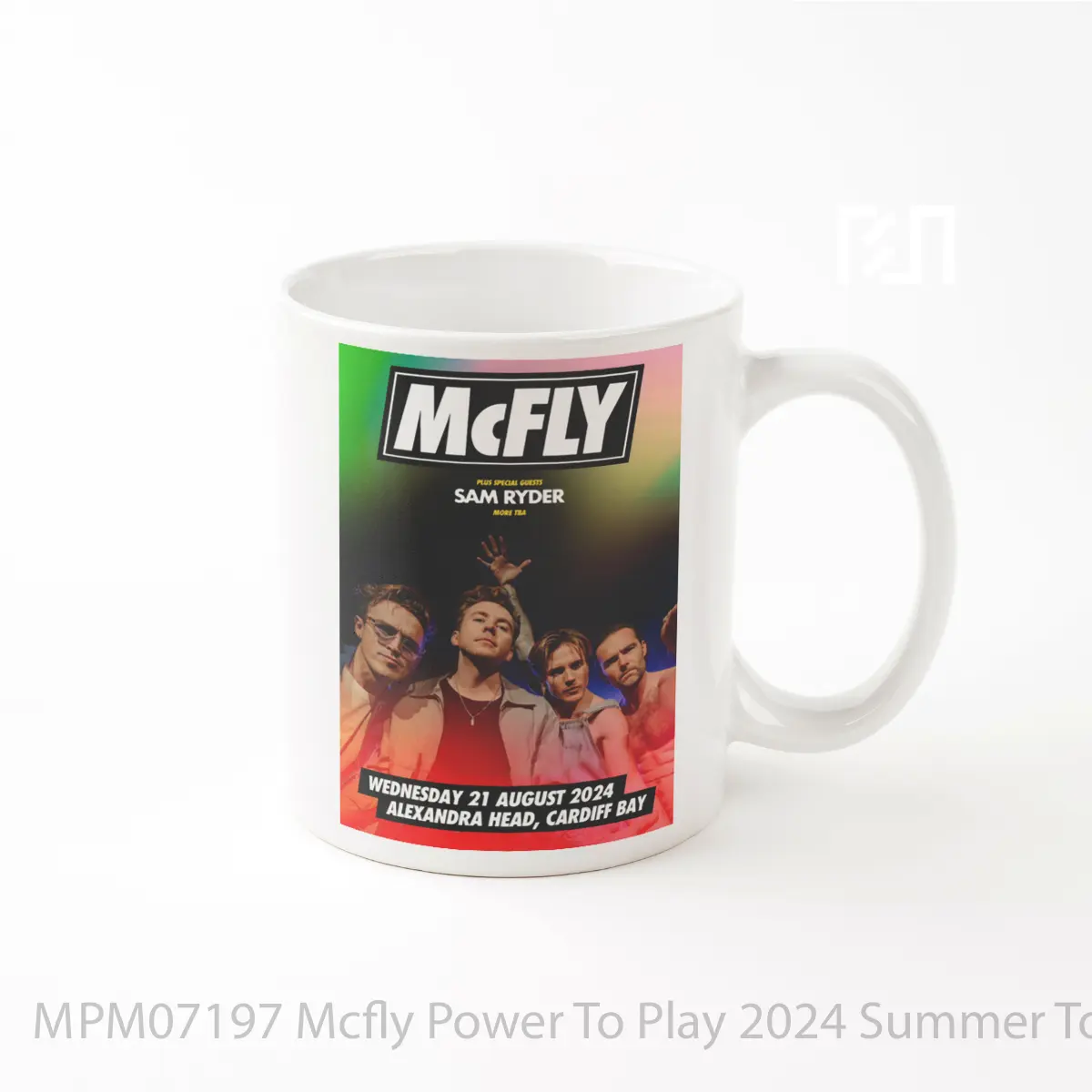 Mug Mcfly Power To Play 2024 Summer Tour Cardiff Bay Alexandra Head MPM07197