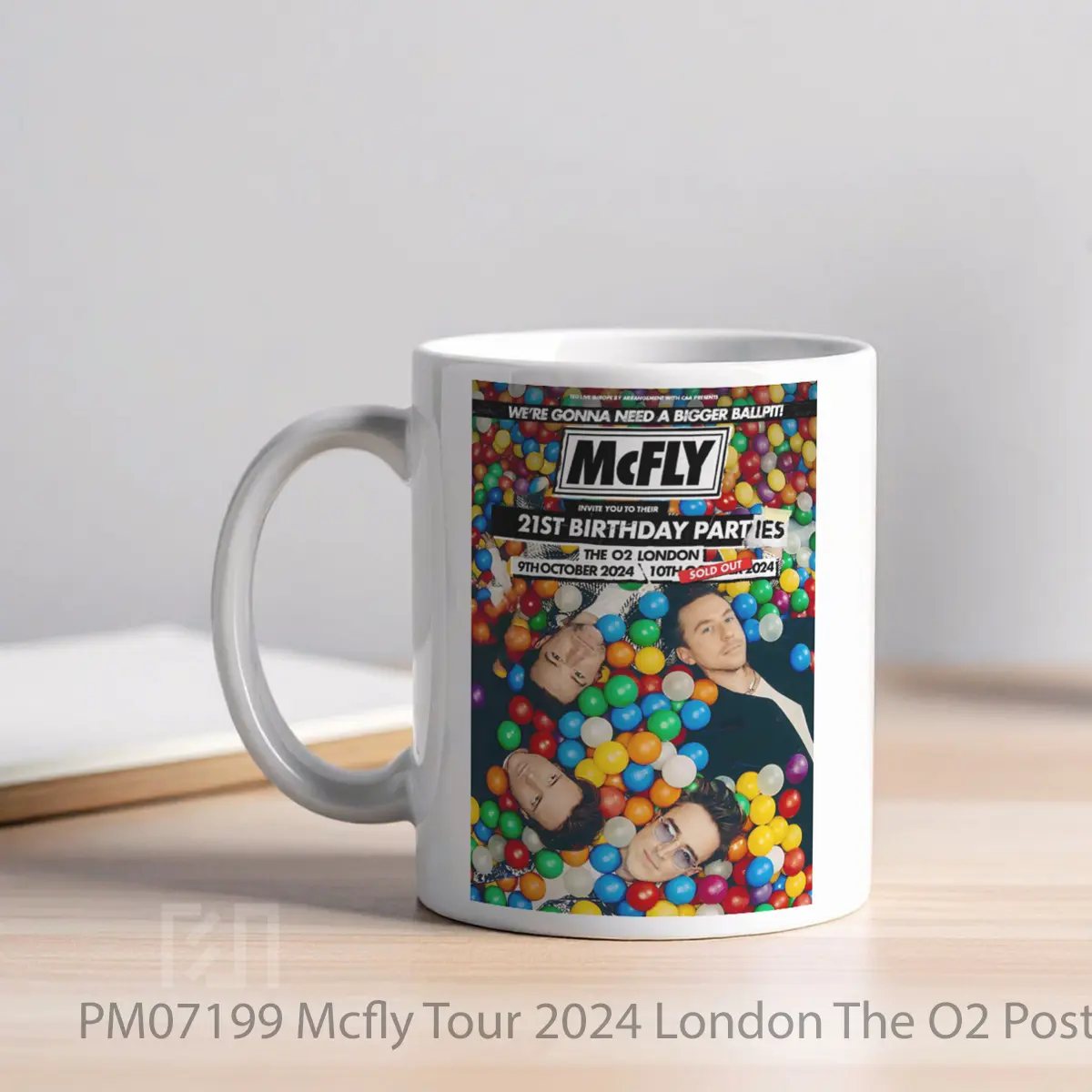 Mug Mcfly Tour 2024 London The O2 MPM07199 - All-side / Desain