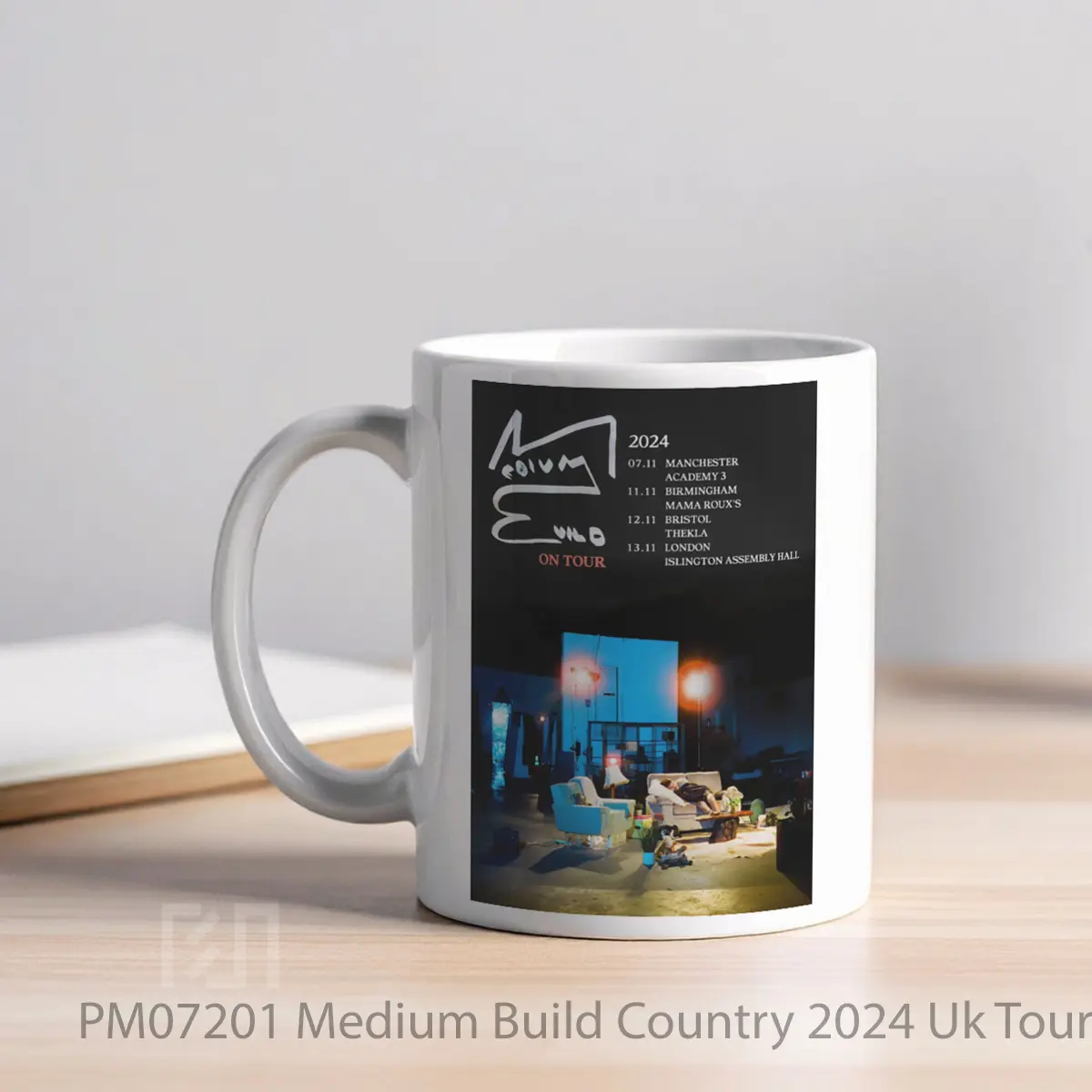Mug Medium Build Country 2024 Uk Tour MPM07201 - All-side / Desain