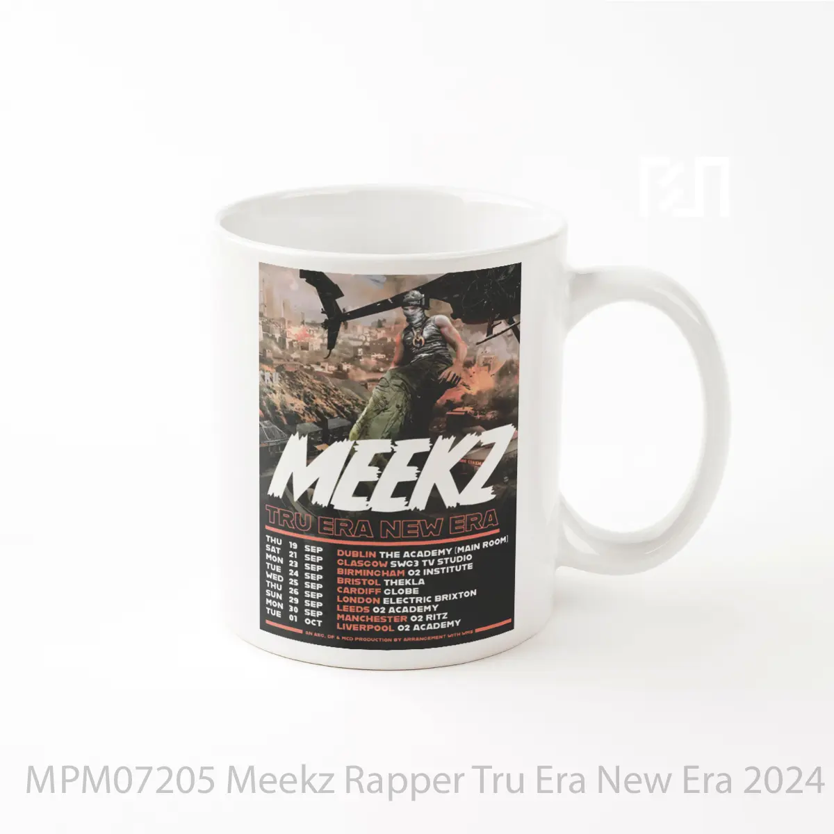 Mug Meekz Rapper Tru Era New Era 2024 Uk Tour MPM07205