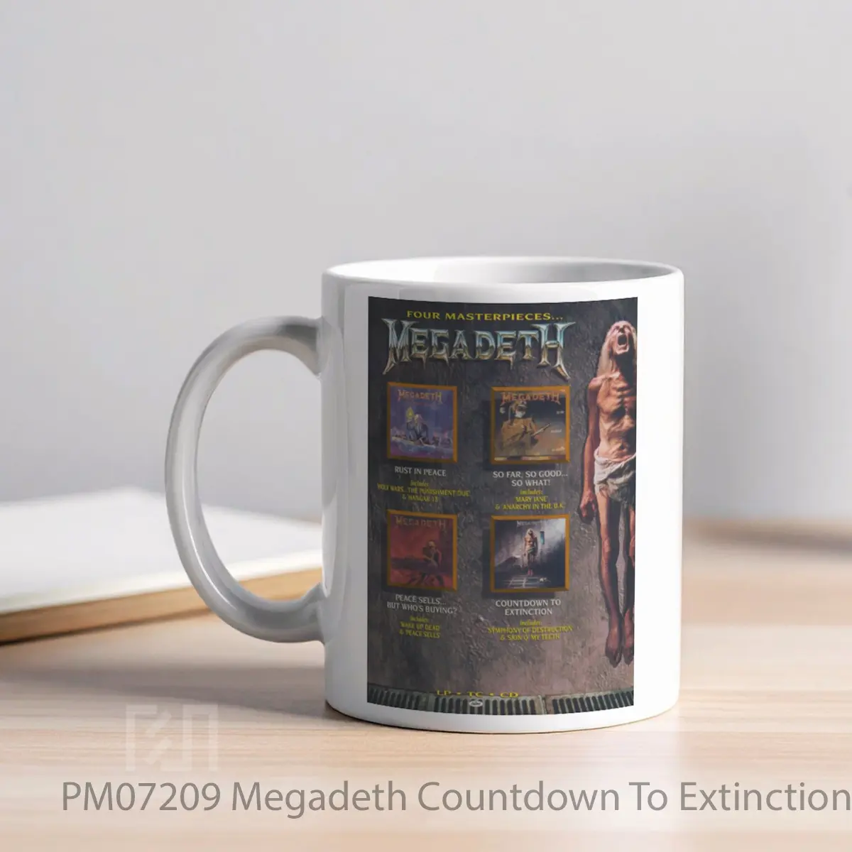 Mug Megadeth Countdown To Extinction MPM07209 - All-side / Desain