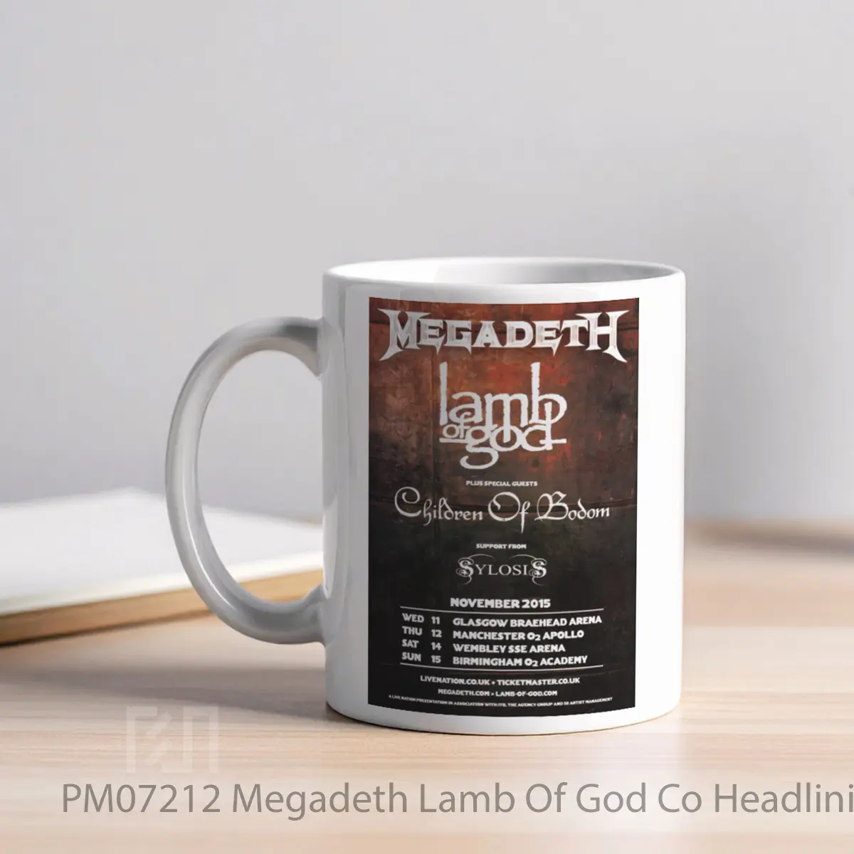 Mug Megadeth Lamb Of God Co Headlining Tour 2015 MPM07212 - All-side / Desain