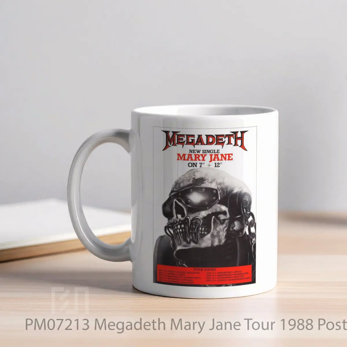 Mug Megadeth Mary Jane Tour 1988 MPM07213 - All-side / Desain