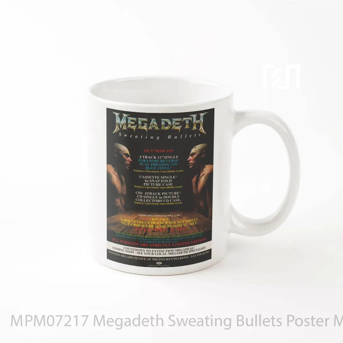 Mug Megadeth Sweating Bullets MPM07217