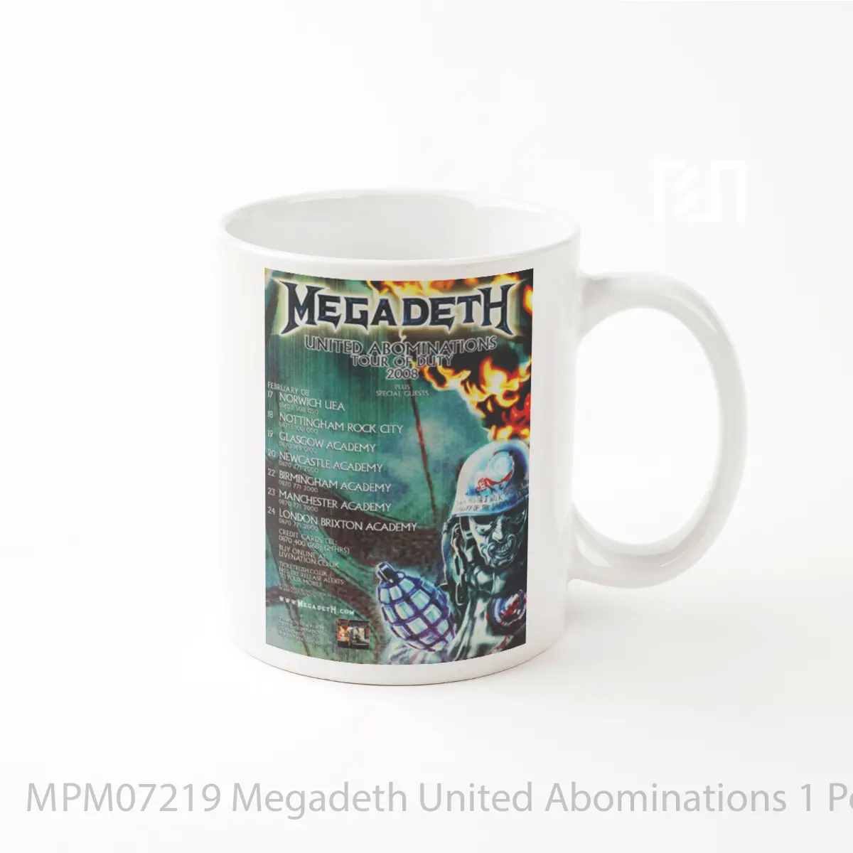 Mug Megadeth United Abominations 1 MPM07219