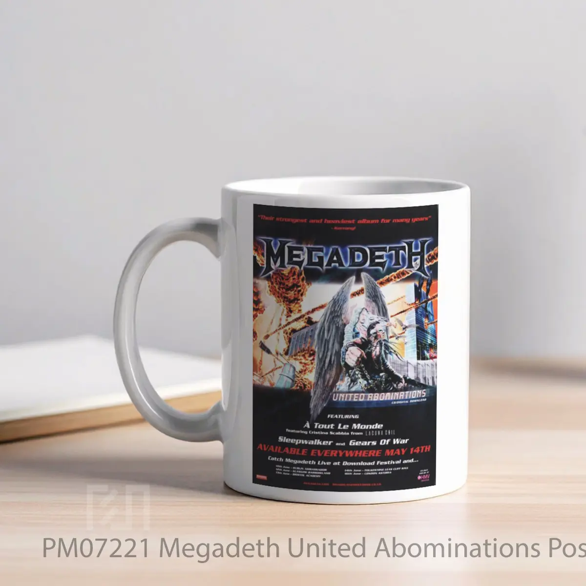 Mug Megadeth United Abominations MPM07221 - All-side / Desain