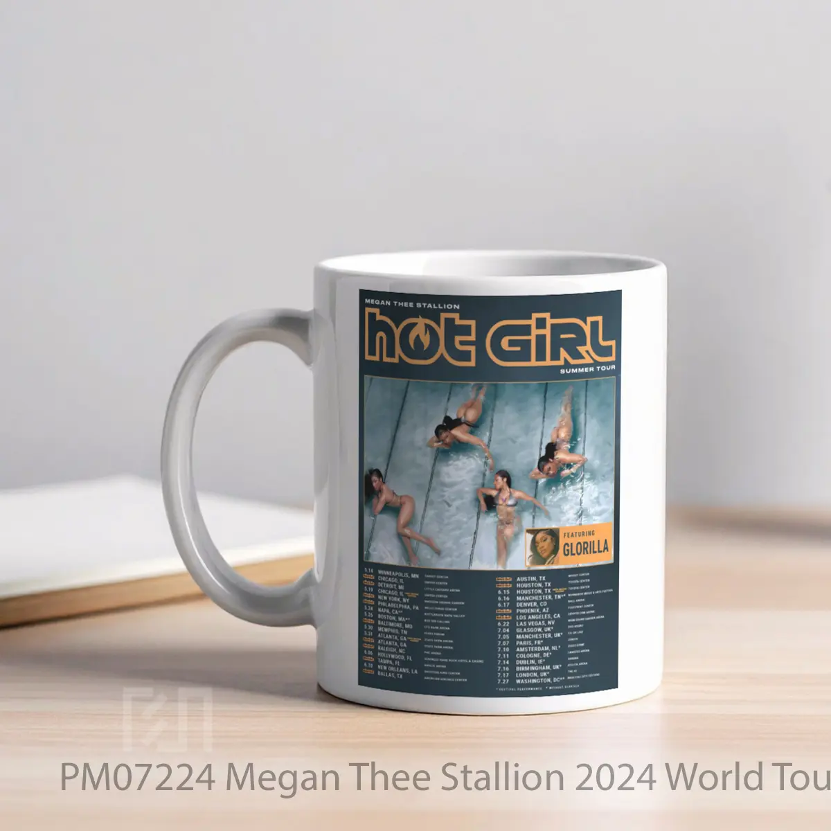 Mug Megan Thee Stallion 2024 World Tour MPM07224 - All-side / Desain