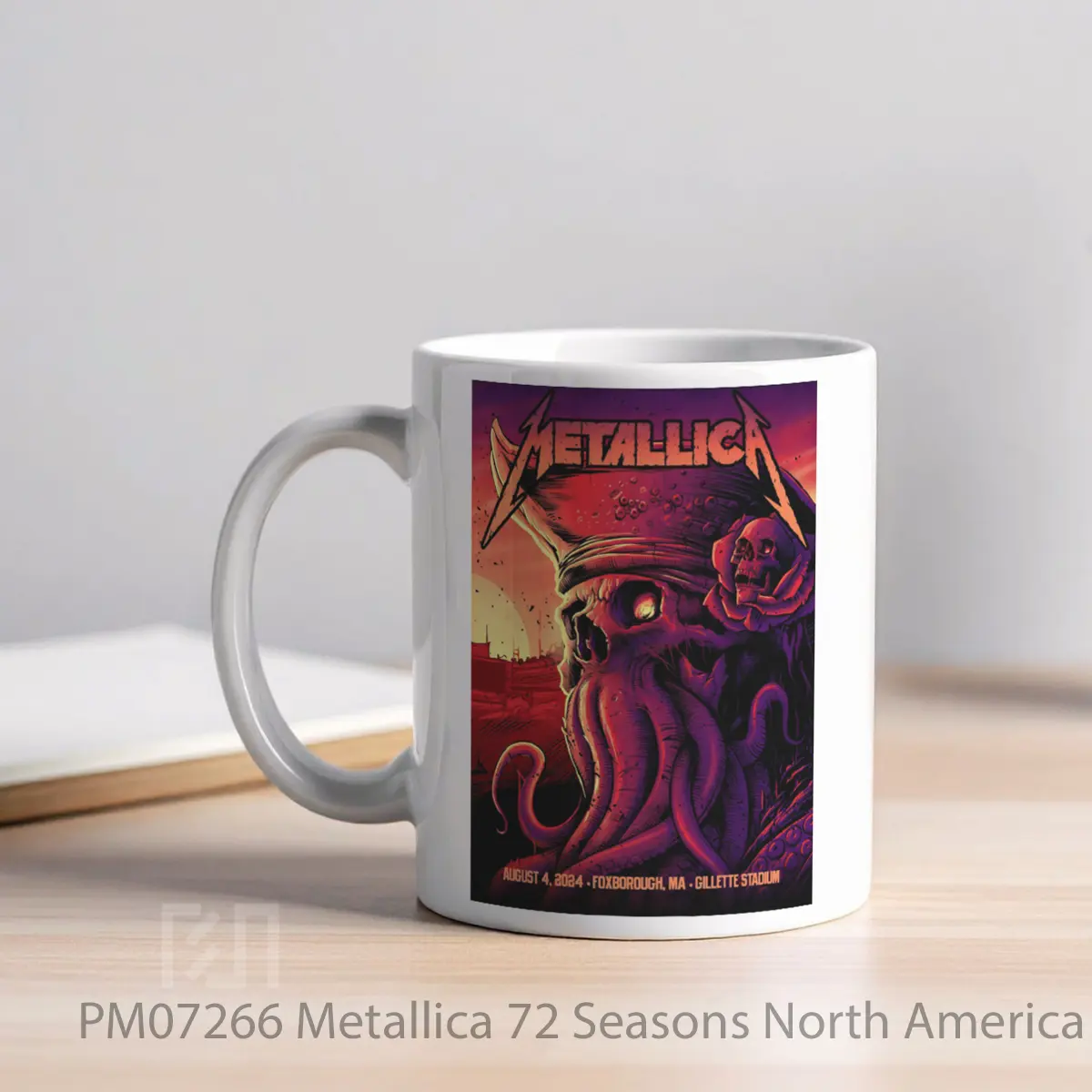 Mug Metallica 72 Seasons North America Tour 2024 Foxborough A MPM07266 - All-side / Desain