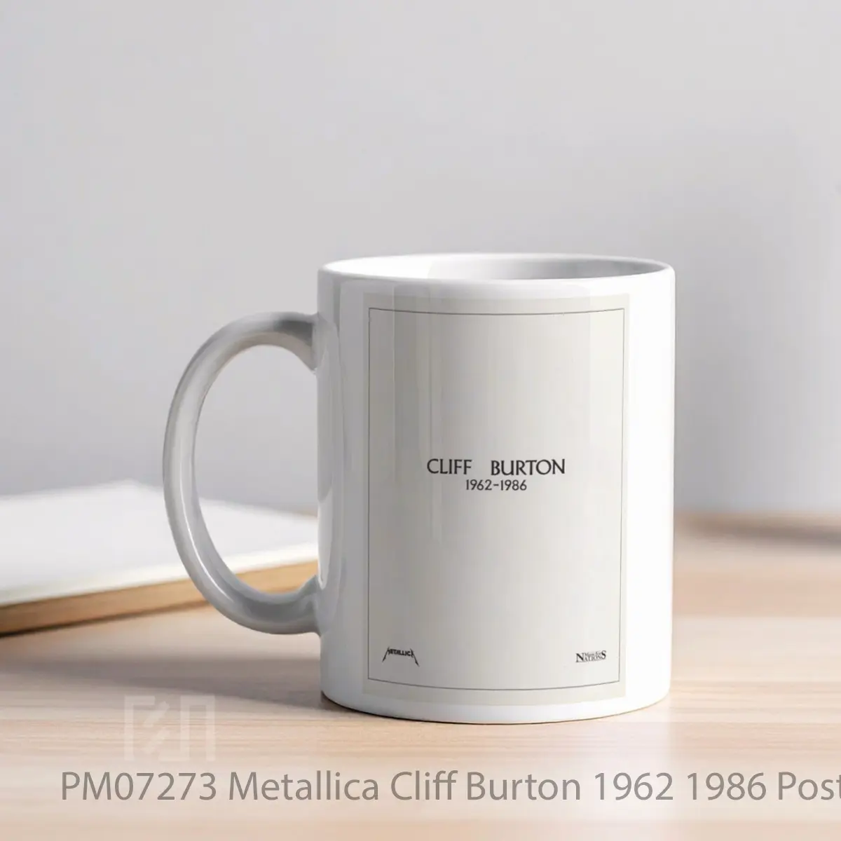 Mug Metallica Cliff Burton 1962 1986 MPM07273 - All-side / Desain