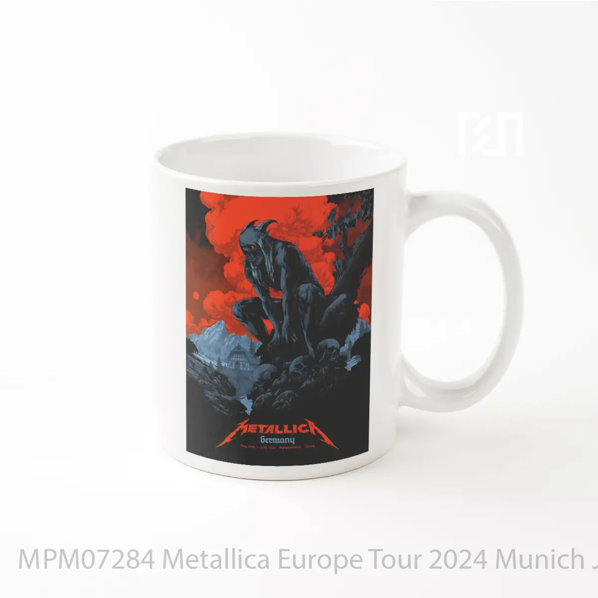 Mug Metallica Europe Tour 2024 Munich Jerman MPM07284