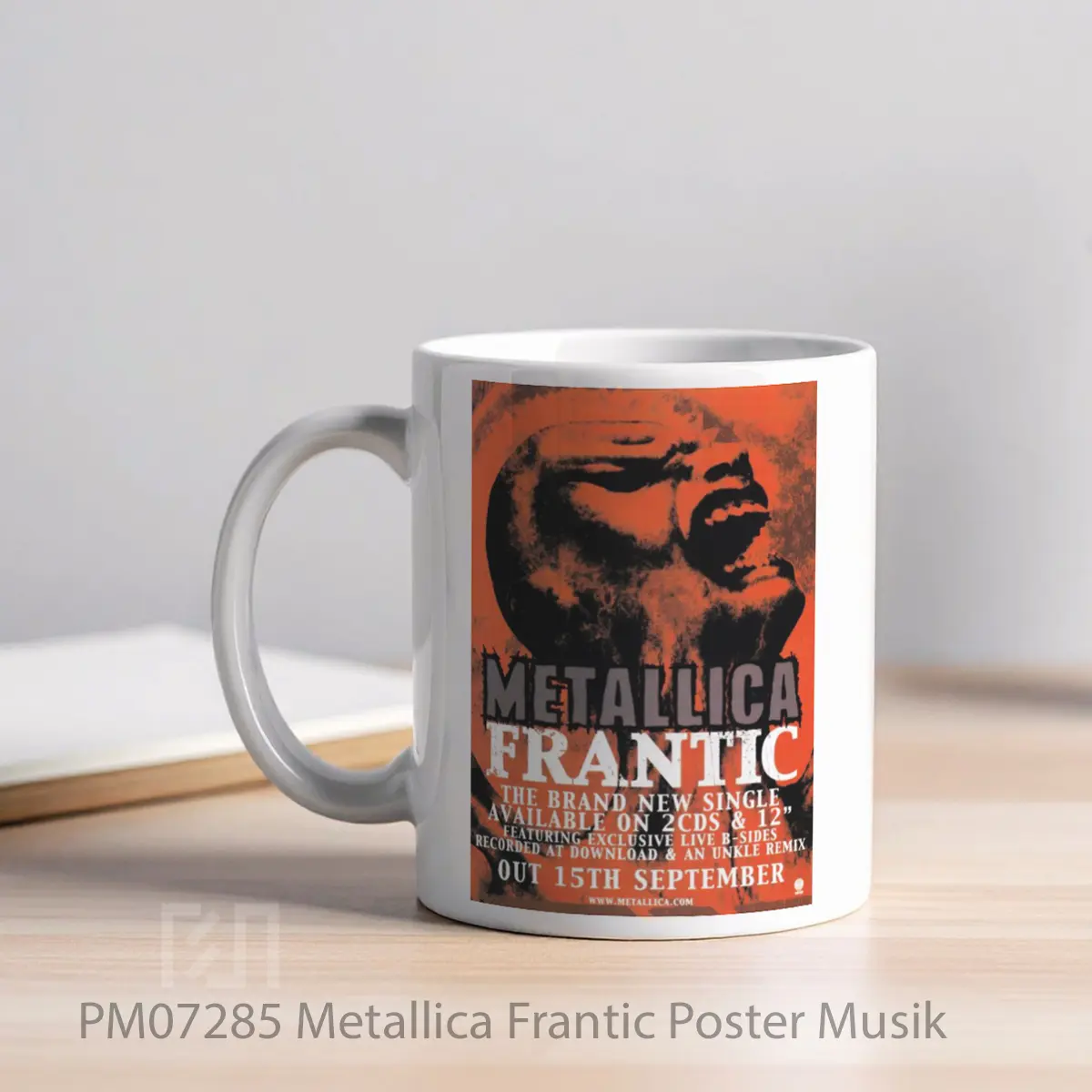Mug Metallica Frantic MPM07285 - All-side / Desain