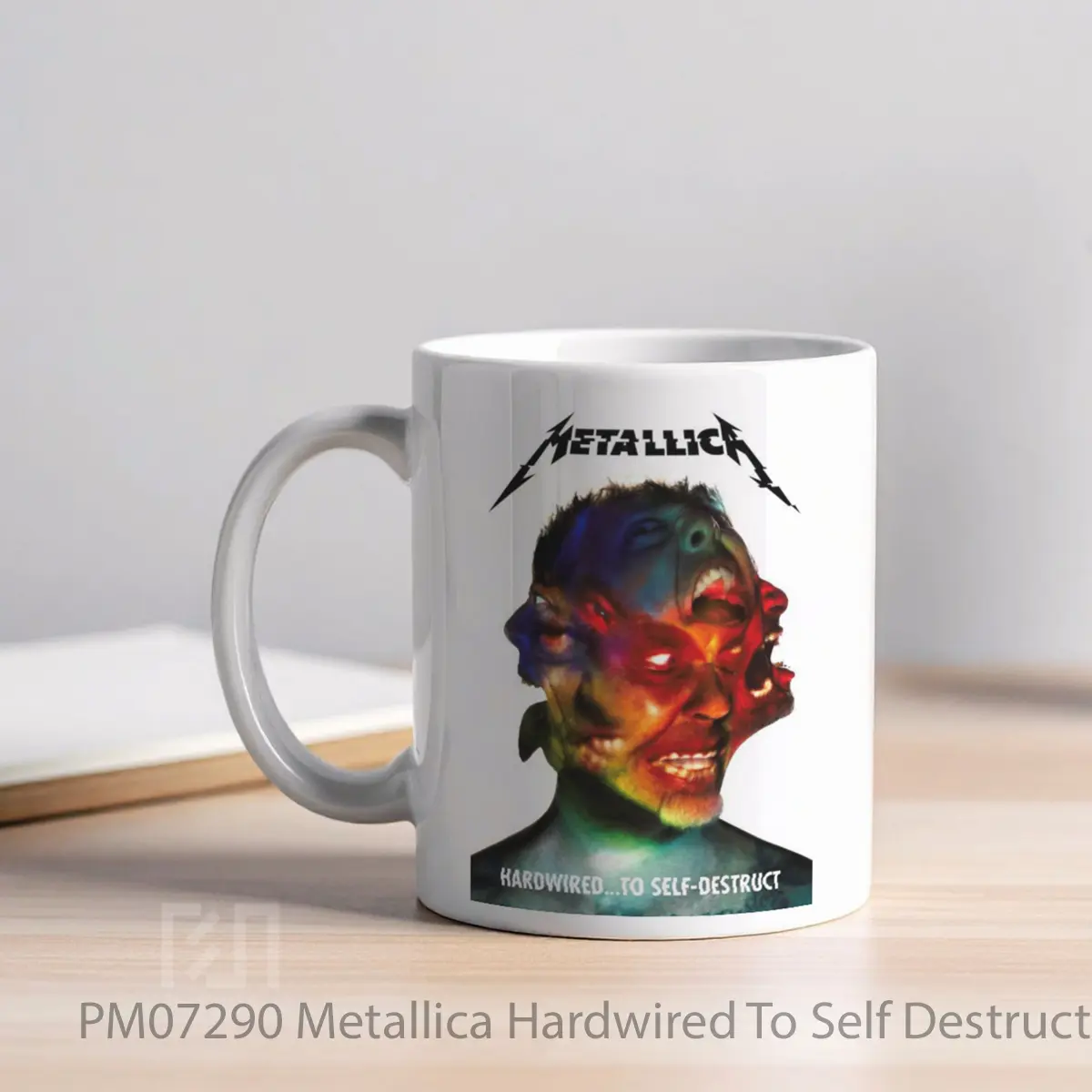 Mug Metallica Hardwired To Self Destruct Print MPM07290 - All-side / Desain