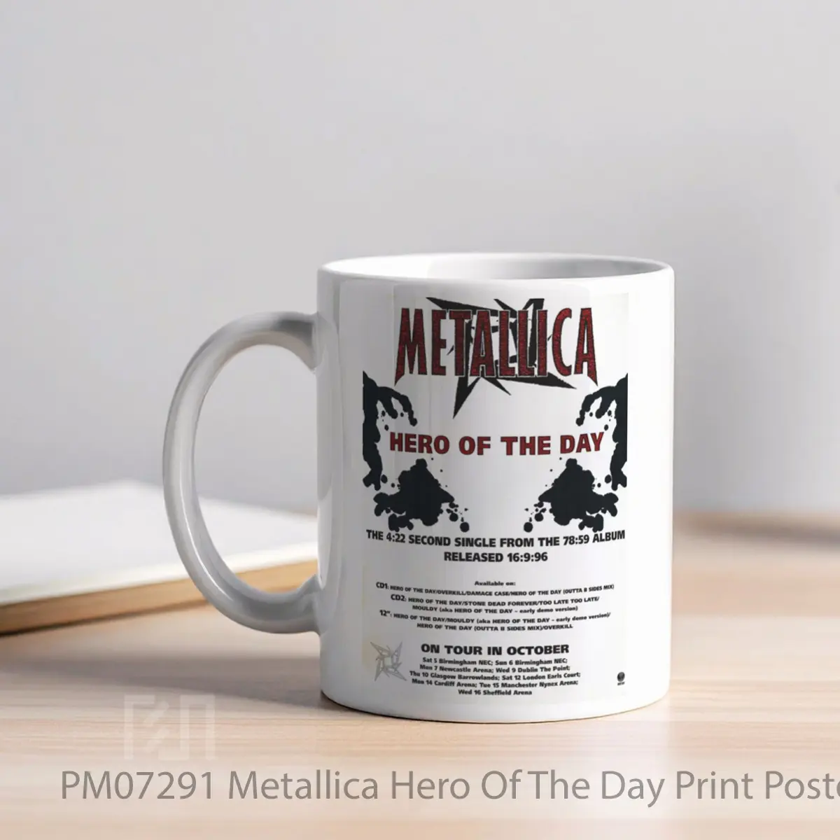 Mug Metallica Hero Of The Day Print MPM07291 - All-side / Desain