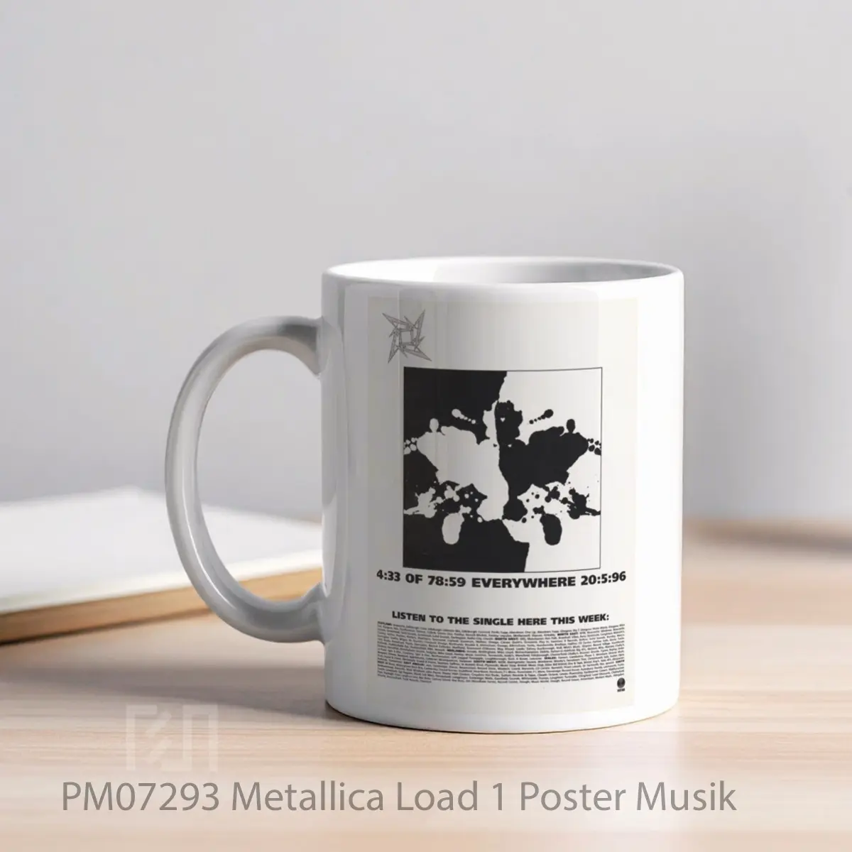 Mug Metallica Load 1 MPM07293 - All-side / Desain